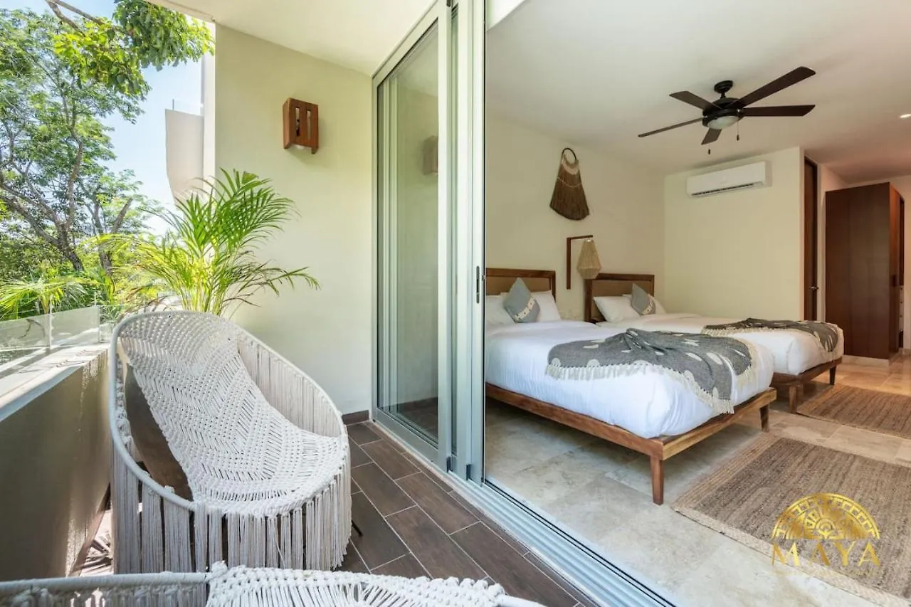 Nhoa 206A Lux 2Br Condo Jungle View In Aldea Zama Tulum 0*,  Messico